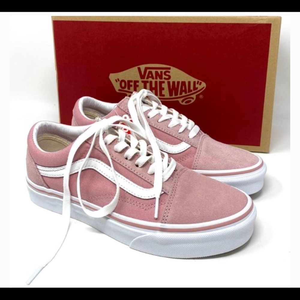 Woman’s sneakers- Pink Vans, size 8